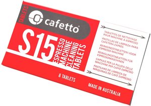 Cleaning Supplies: Cafetto - S15 Cleaning tablets 8 blister pack