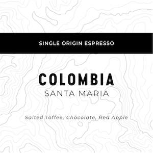 Single Origin Espresso: Colombia Santa Maria