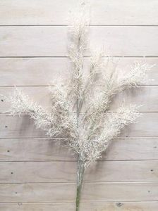 Products: Large Rime Grass Spray White / Green