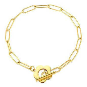 18K Gold Plated Stainless Steel "Flower" Bracelet