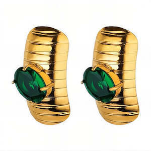 18K Gold Plated Stainless Steel Earrings
