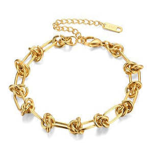 18K Gold Plated Stainless Steel Bracelet