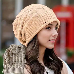 Accessories: Wool Blend Beanie Hat
