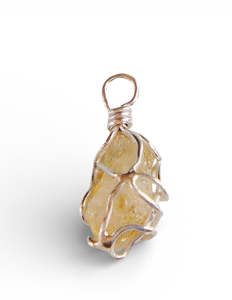 Pendants: Citrine Sterling Silver Pendant