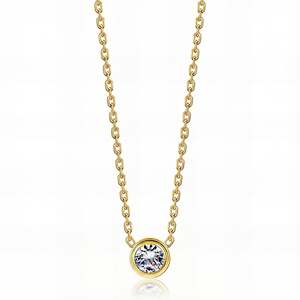 Glozzo: Necklace, 18K Gold Plated Steel