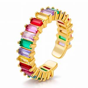 Glozzo: Ring, 18K Gold Plated Brass