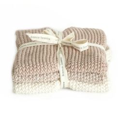 Our: Petal Pink Face Cloths (set of 3)- Bianca Lorenne
