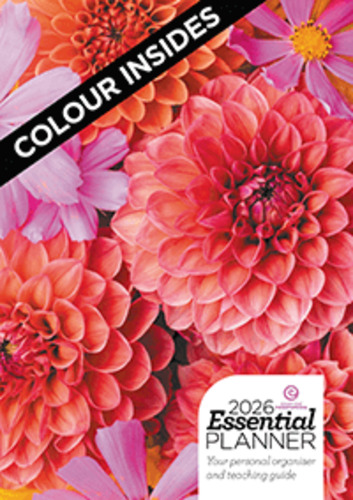The Essential Planner 2026 - Flowers- Colour insides