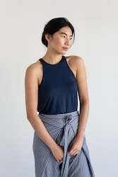 Tops: Cloud Cutaway Tank