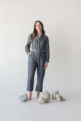 Linen: Japanese Denim Jumpsuit