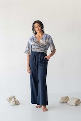 The Great Outdoors: Multi-Way Wrap Top - Mountain Print