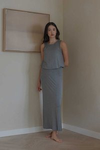 Sibling Cloudcutawaytank: Cloud Cutaway Tank in Heather Grey