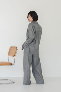 Easy To Care: Cocoon Shirt in Dark Denim