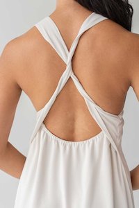 Foundations: Twist Back Slip Dress (Sample)