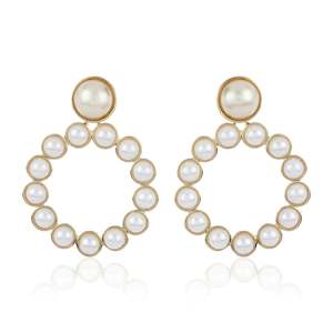Earring: RETRO Glass Pearl EARRINGS