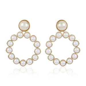 Earring: RETRO Glass Pearl EARRINGS