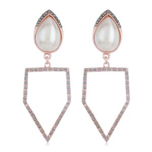 Rose Gold: Rose Gold Peak Earrings