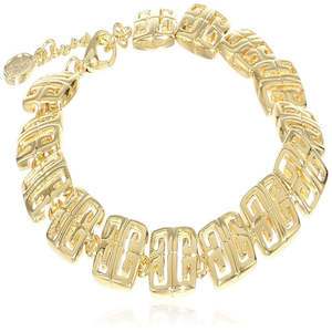 Legacy: Estele Gold Toned Design Bracelet for Women