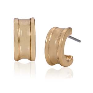 Estele Hoop Stud Earrings