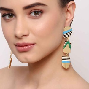 Evening Ears: Nautical Blue Earrings