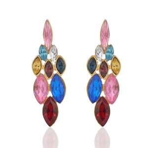 Evening Ears: Colourful Stone Earrings