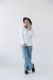White Zip Top | Horizontal Zip