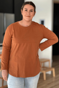 Copper Zip Top | Horizontal Zips