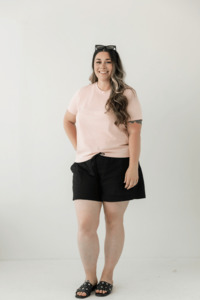 Breastfeeding T Shirts: Pink 100% Cotton Everyday Tee