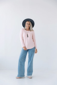 Products: Pink Everyday Top | Horizontal Zip