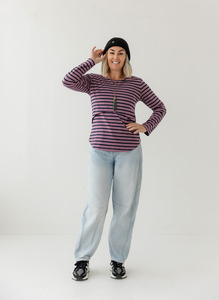 Products: Pink Stripe Everyday Top | Classic