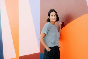 Twist Tee – Monochrome Stripe - Estilo Boutique