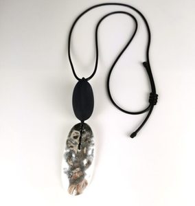 Products: Zara Adjustable Necklace – Black/Silver - Estilo Boutique