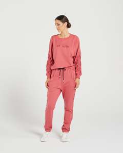 Pants: Relax Pant - Dark Rose