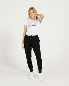Luxe Lounge By Et Alia: Studio Pant - Black