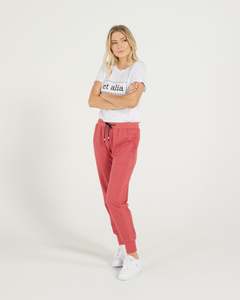 Luxe Lounge By Et Alia: Studio Pant - Dark Rose