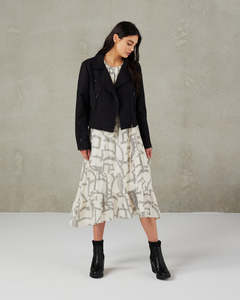 Autumn 2023: Plain Biker Jacket - Black