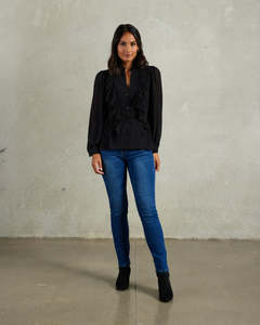 Winter 2023: Saskia Blouse (Black)