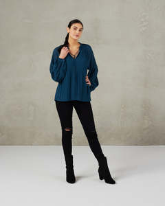 Sienna Blouse (Mallard)