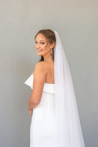 Accessories – Etcetera Bridal: Veil 28 – Plain wide