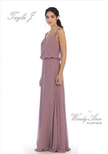 Ball Gowns – Etcetera Bridal: Spag Strap Drape Top WAT8133 Mauve
