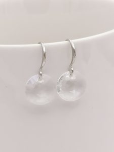 Silver clear 12mm round EWWL023