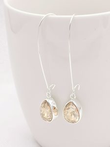 Silver golden shadow teardrop medium EWWL021