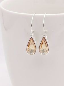 Silver golden shadow teardrop small EWWL020
