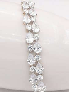 Gold and diamante bracelet EWJBB4017