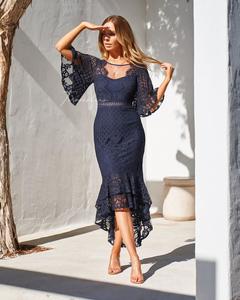 Fashion – Etcetera Bridal: Reyna dress – Navy