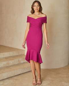 Fashion – Etcetera Bridal: Brienne dress – Fuchsia