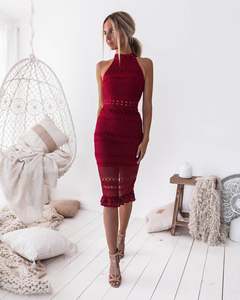 Fashion – Etcetera Bridal: Rivers Midi dress – Red