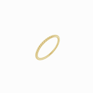 Ring: The Rope Stacker Ring -14K