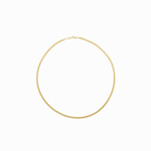 Necklace: The Herringbone Chain -14K