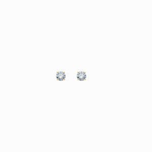 Earrings: The Diamond Studs -14K